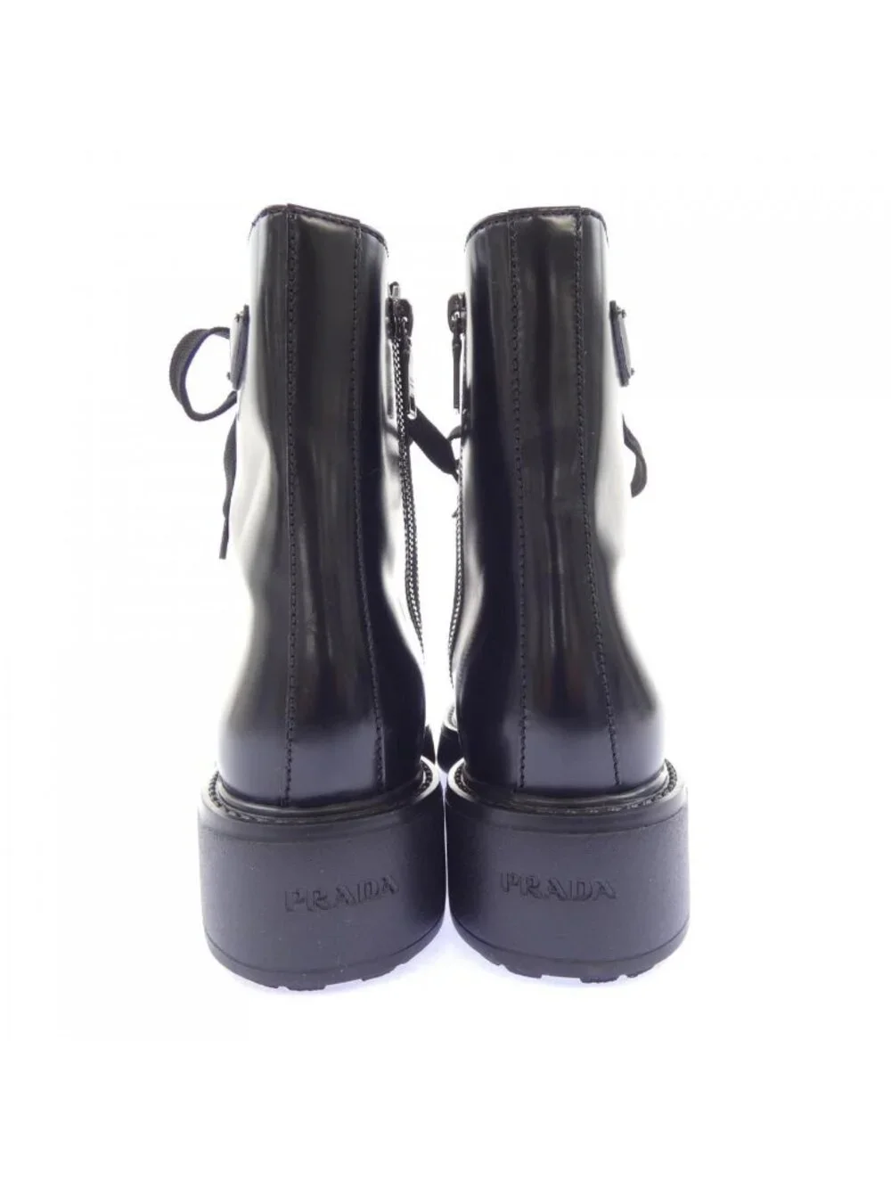 Prada Triangle Logo Boots